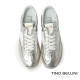 TINO BELLINI 貝里尼 歐洲進口 MJUS 金屬光澤復古撞色休閒鞋 運動鞋LB0M005A-D(銀色)