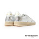 TINO BELLINI 貝里尼 歐洲進口 MJUS 金屬光澤復古撞色休閒鞋 運動鞋LB0M005A-D(銀色)