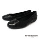 TINO BELLINI 貝里尼 巴西時尚編織娃娃鞋FWBT033E-1(黑色)