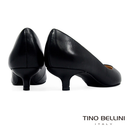 TINO BELLINI 貝里尼 巴西進口 素面尖頭小貓跟 貓跟鞋FSCV003-1