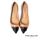 TINO BELLINI 貝里尼 巴西進口 高雅蝴蝶低跟包鞋FWCT041-9(駝色)
