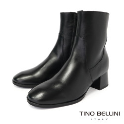 TINO BELLINI 貝里尼 柔軟真皮經典中短靴FWNT044-1(黑色) TINO BELLINI 貝里尼 柔軟真皮經典中短靴FWNT044-1(黑色)