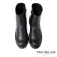 TINO BELLINI 貝里尼 義大利壓紋印花厚底中靴FWQT003-1(黑色)