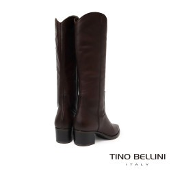 【TINO BELLINI 貝里尼】歐洲進口經典馬靴FWWT011-6(咖啡色) 【TINO BELLINI 貝里尼】歐洲進口經典馬靴FWWT011-6(咖啡色)