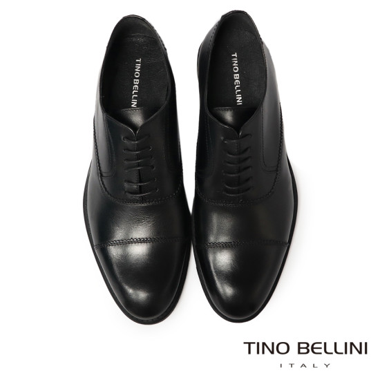 TINO BELLINI 貝里尼 突西尼亞進口 全天候型男雅痞橫飾牛津鞋 HM3T070-1(黑色)