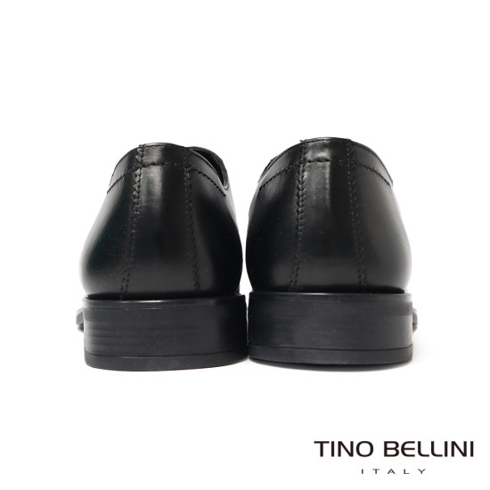 TINO BELLINI 貝里尼 突西尼亞進口 全天候型男雅痞橫飾牛津鞋 HM3T070-1(黑色)