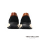 【TINO BELLINI 貝里尼】潮流個性輕量防滑真皮男鞋休閒鞋HM4T030-1(黑色)