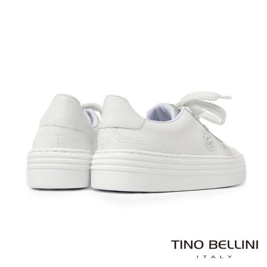 TINO BELLINI 貝里尼 巴西進口 綁帶 厚底 休閒 運動 女鞋 LB0T032-0(白色)