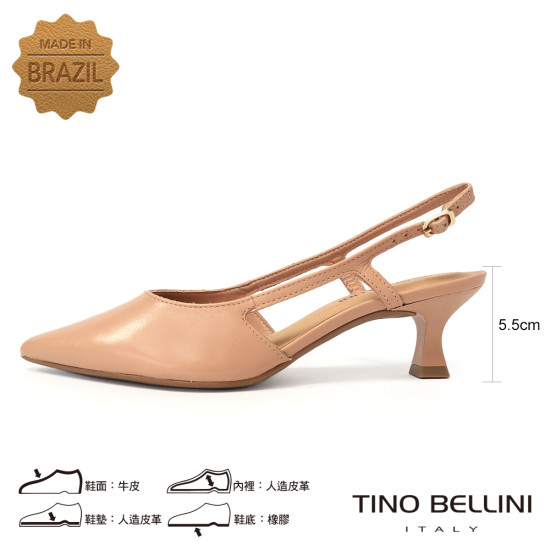 TINO BELLINI 貝里尼 巴西進口 後繫帶跟鞋FS1T008A-3