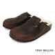TINO BELLINI 貝里尼 義大利進口 BIONATURA 保暖羊毛 經典造型 軟木軟底 勃肯 拖鞋 FY0B001-6(咖色)