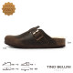 TINO BELLINI 貝里尼 義大利進口 BIONATURA 保暖羊毛 經典造型 軟木軟底 勃肯 拖鞋 FY0B001-6(咖色)