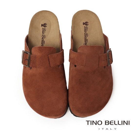 TINO BELLINI 貝里尼 歐洲進口 BIONATURA 腳床舒適鞋 經典造型 繽紛系列 軟木軟底 拖鞋 FZ0B006-9(駝色)