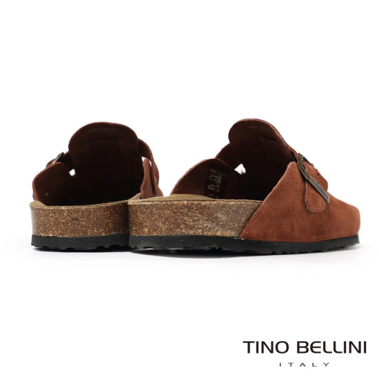 TINO BELLINI 貝里尼 歐洲進口 BIONATURA 腳床舒適鞋 經典造型 繽紛系列 軟木軟底 拖鞋 FZ0B006-9(駝色)