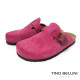 TINO BELLINI 貝里尼 歐洲進口 BIONATURA 腳床舒適鞋 經典造型 繽紛系列 軟木軟底 拖鞋 FZ0B006-C(桃紅色)