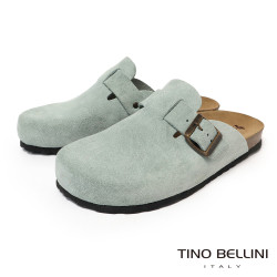 TINO BELLINI 貝里尼 歐洲進口 BIONATURA 腳床舒適鞋 經典造型 繽紛系列 軟木軟底 拖鞋 FZ0B006-L(天藍色)