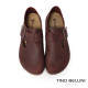 TINO BELLINI 貝里尼 阿爾巴尼亞進口 BIONATURA 飾扣造型  軟木軟底 勃肯 休閒鞋 FZCB002-A(酒紅色)