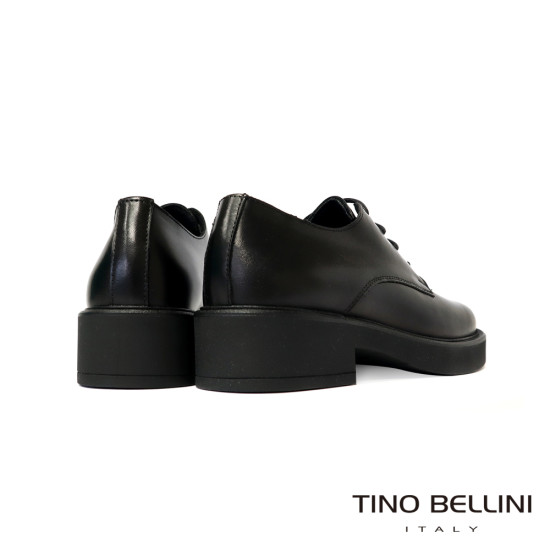 TINO BELLINI 貝里尼 阿爾巴尼亞進口 雅痞女伶德比牛津鞋FWCT044-1(黑色)