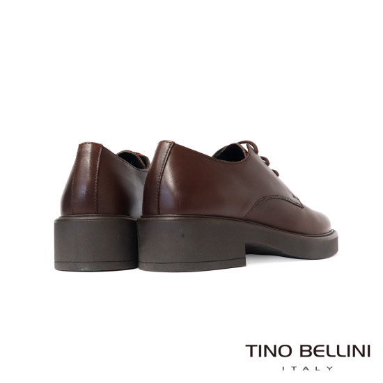TINO BELLINI 貝里尼 阿爾巴尼亞進口 雅痞女伶德比牛津鞋FWCT044-6(咖色)