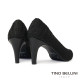 TINO BELLINI 貝里尼 巴西進口 蕾絲造型尖頭高跟鞋FWEV021-1(黑色)