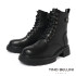 TINO BELLINI 貝里尼 巴西進口 經典 綁帶 7孔 短靴 FWNT051-1(黑色)