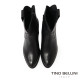 TINO BELLINI 阿爾巴尼亞進口 帥氣牛仔風 短筒 粗跟 FWOV028-1(黑色)
