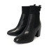 TINO BELLINI 貝里尼 巴西進口 切爾西  粗跟 短靴 FWPT004-1(黑色)
