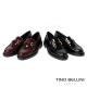 TINO BELLINI 貝里尼 義大利進口 金屬扣飾亮面皮革樂福鞋FYLT055-A(酒紅色)