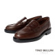TINO BELLINI 貝里尼 義大利進口 側飾帶造型休閒低跟樂福鞋FYLT056-6(咖色)