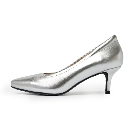 TINO BELLINI 貝里尼 進口真皮唯美氣質新娘鞋高跟鞋FSDT016-D(銀色)