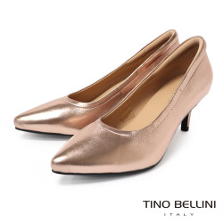 TINO BELLINI 貝里尼 進口真皮唯美氣質新娘鞋高跟鞋FSDT016-F(金色)