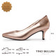 TINO BELLINI 貝里尼 進口真皮唯美氣質新娘鞋高跟鞋FSDT016-F(金色)