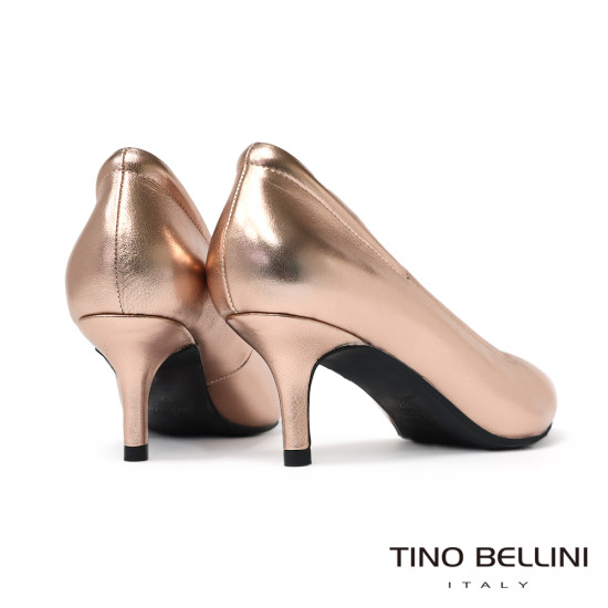 TINO BELLINI 貝里尼 進口真皮唯美氣質新娘鞋高跟鞋FSDT016-F(金色)