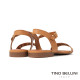  TINO BELLINI 貝里尼 巴西進口編織平底涼鞋FSJT019-9(駝色)