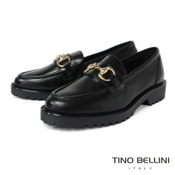 TINO BELLINI 義大利進口 牛皮馬銜釦樂福鞋FYLT028C-1(黑色) TINO BELLINI 義大利進口 牛皮馬銜釦樂福鞋FYLT028C-1(黑色)