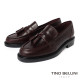 TINO BELLINI 貝里尼 義大利進口英倫風流蘇樂福鞋FZLV013-A(酒紅)
