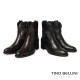 TINO BELLINI 阿爾巴尼亞進口 帥氣牛仔風 短筒 粗跟 FWOV028-6(咖色)