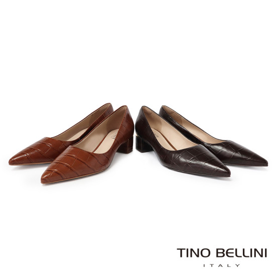 TINO BELLINI 貝里尼 巴西進口 尖頭低跟鞋FWCV036D-9