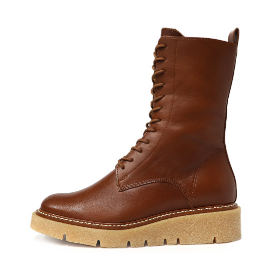 TINO BELLINI 貝里尼 歐洲進口 綁帶中筒軍靴FWMT005-9