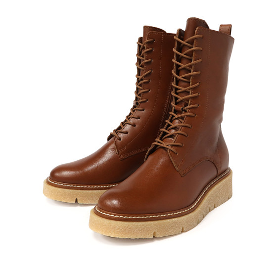 TINO BELLINI 貝里尼 歐洲進口 綁帶中筒軍靴FWMT005-9